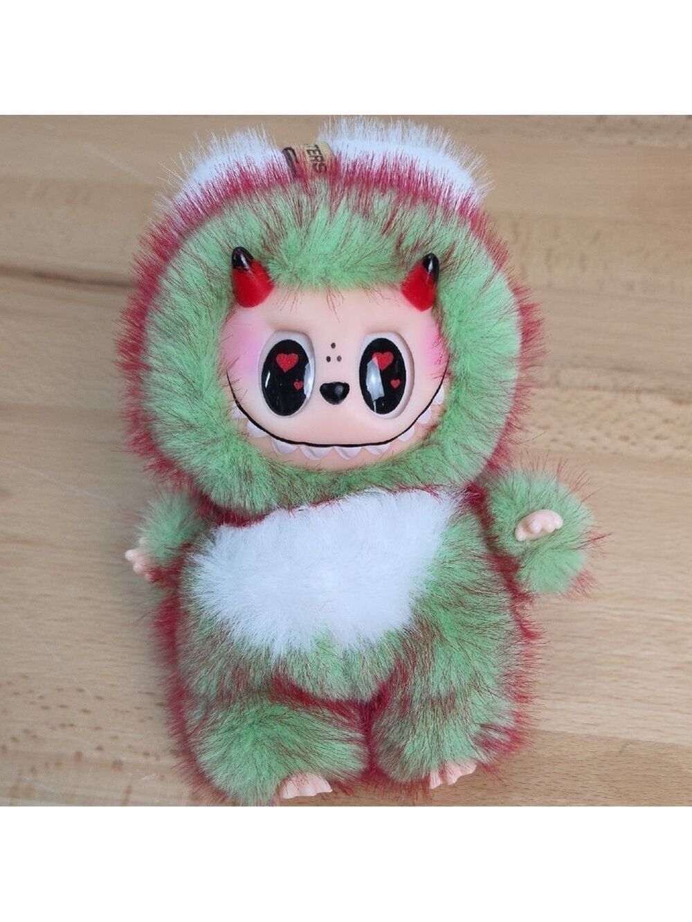 Adorable Green and Red Monster Plush Toy
